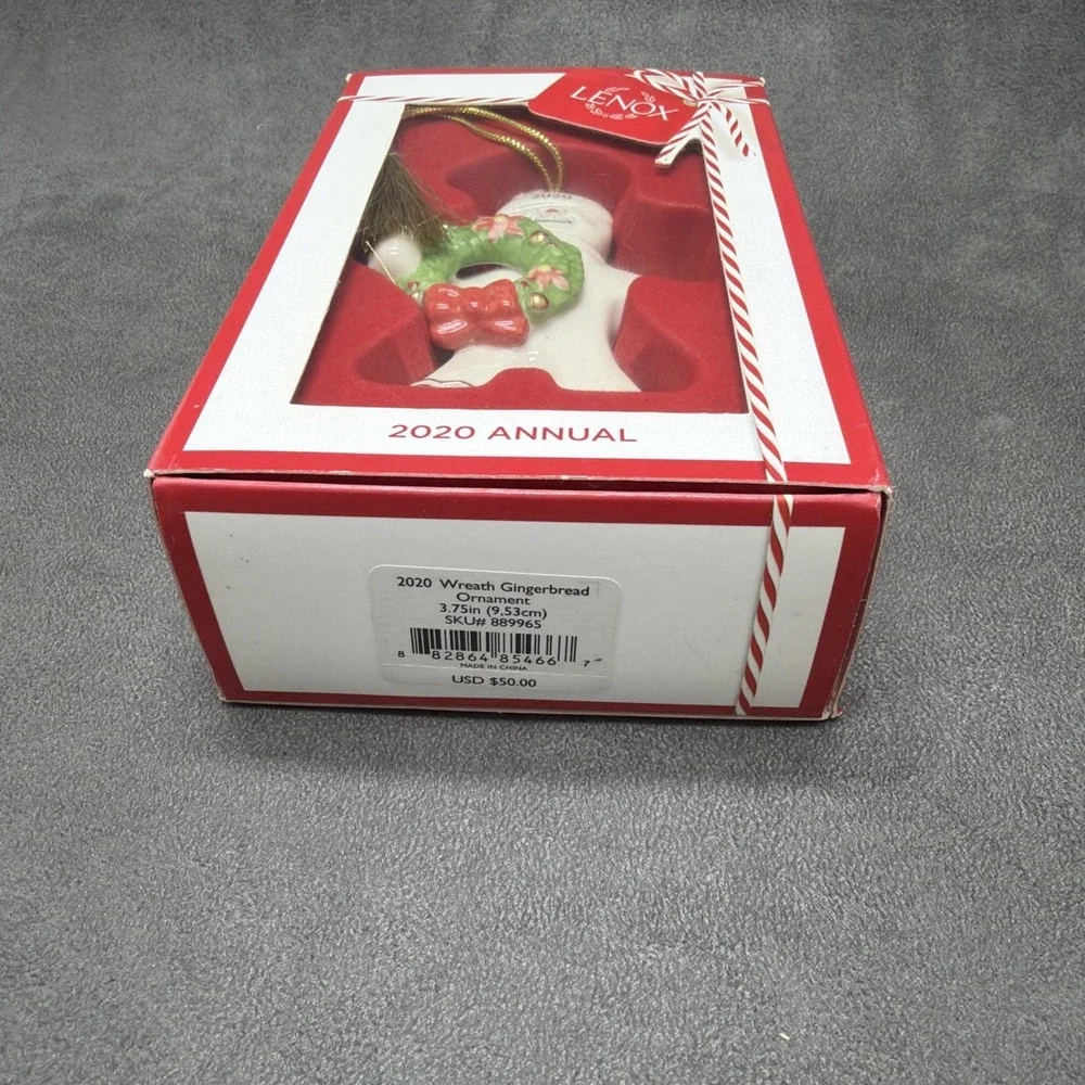 Lenox 2020 Annual Gingerbread Man Ornament #889965